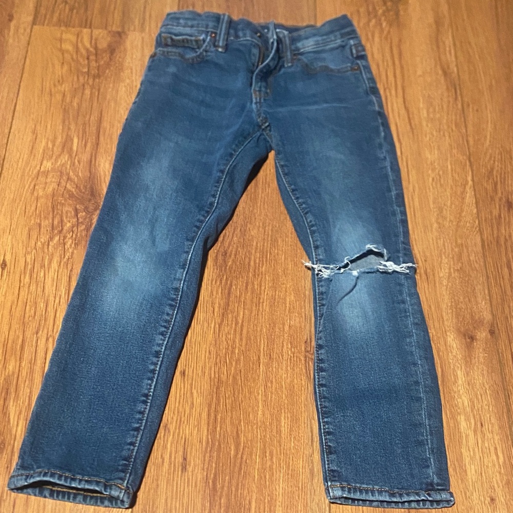 Levi's Men's Distressed Blue Skinny Jeans